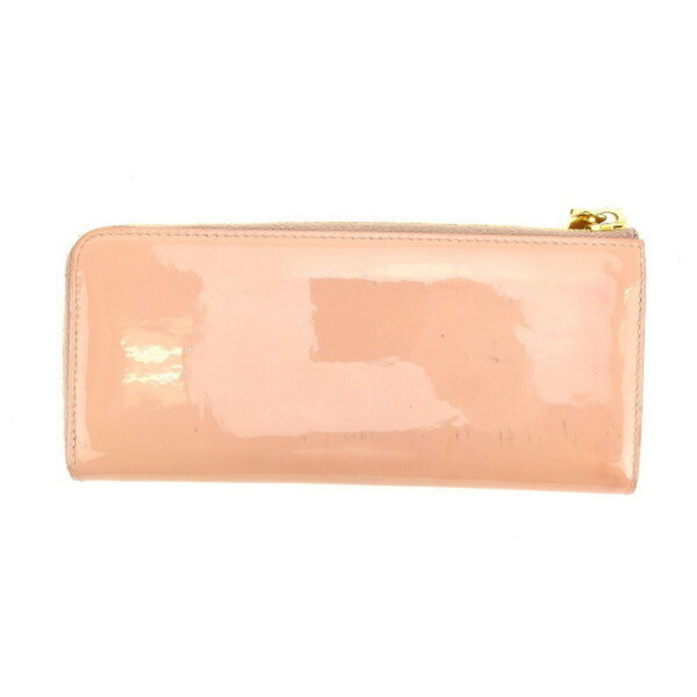 Miu Miu motif Wallet pink long zipper ribbon - Picture 2 of 6